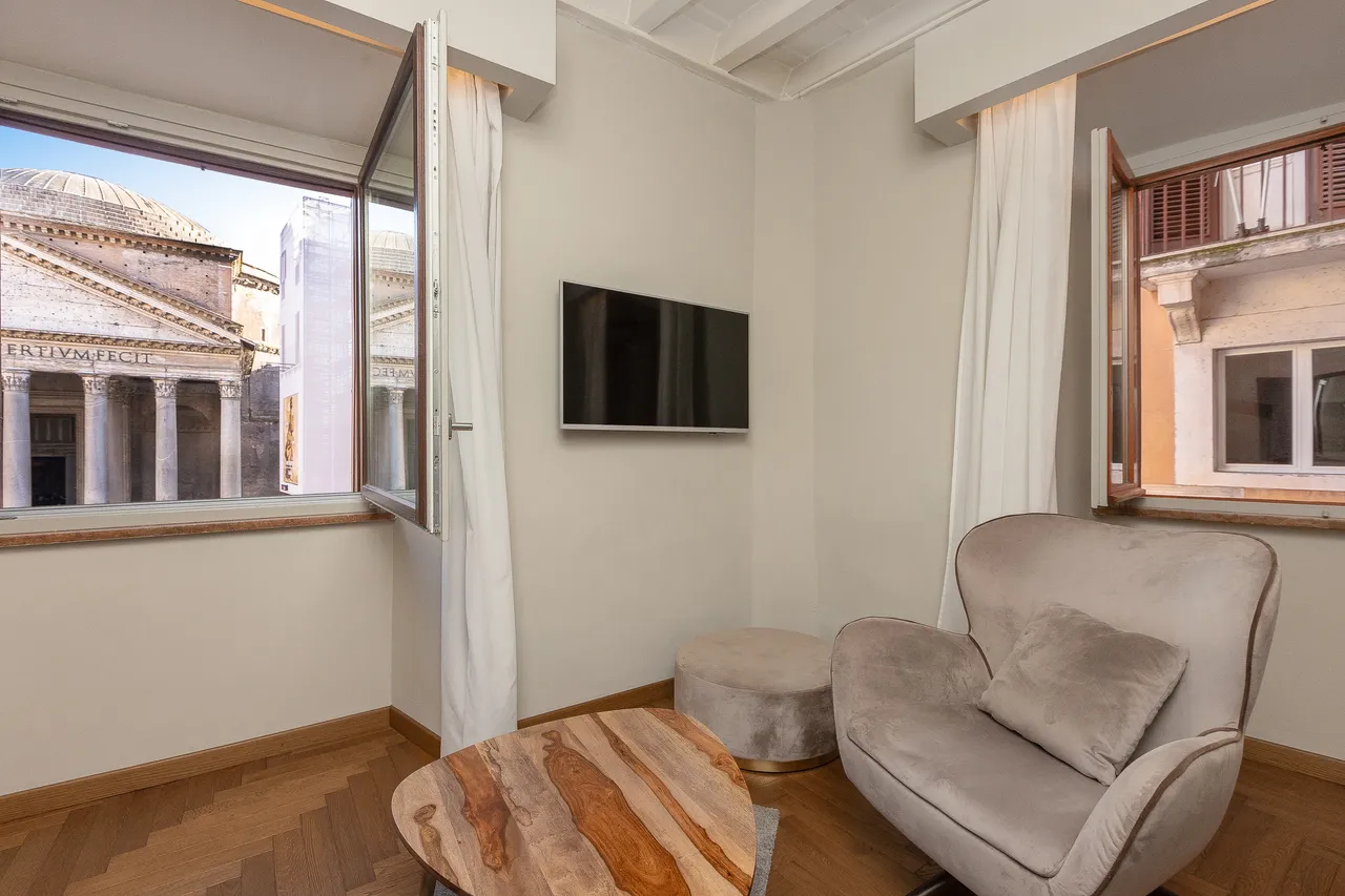 living - Three-room apartment for sale via della Rosetta 11 Rome - gallery - 9