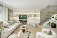 living - Piso de 231m² con 60m² terraza en venta en Milla de Oro - gallery thumbnail - 2