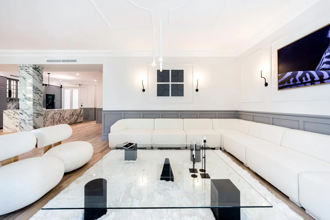 living - 265m² apartment for sale in Goya, Madrid - gallery - 8