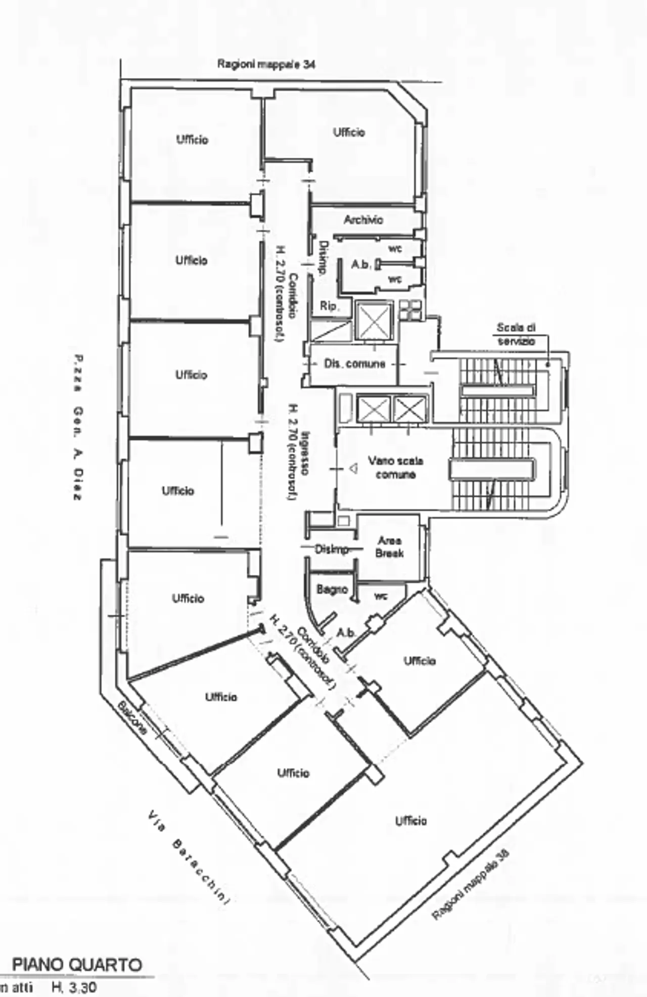 office - Diaz 5 - Office - Dils - Verdiepingsplan - 1