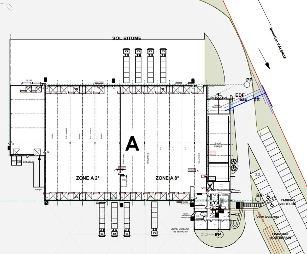 logistics - Courier Warehouse For Rent - Verdiepingsplan - 2