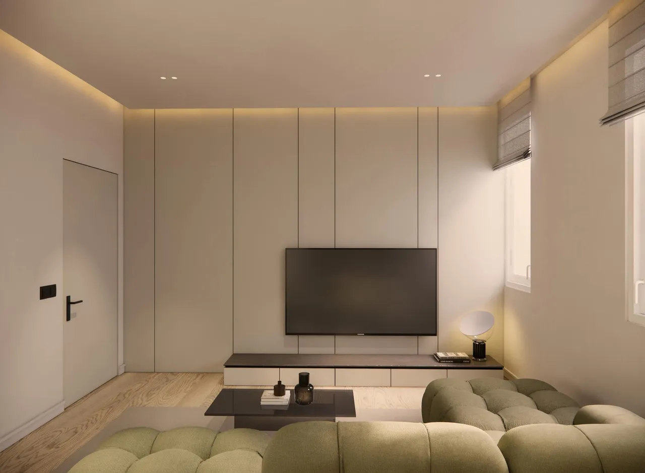 living - Piso de 93m² en venta en Almagro, Madrid - gallery - 4