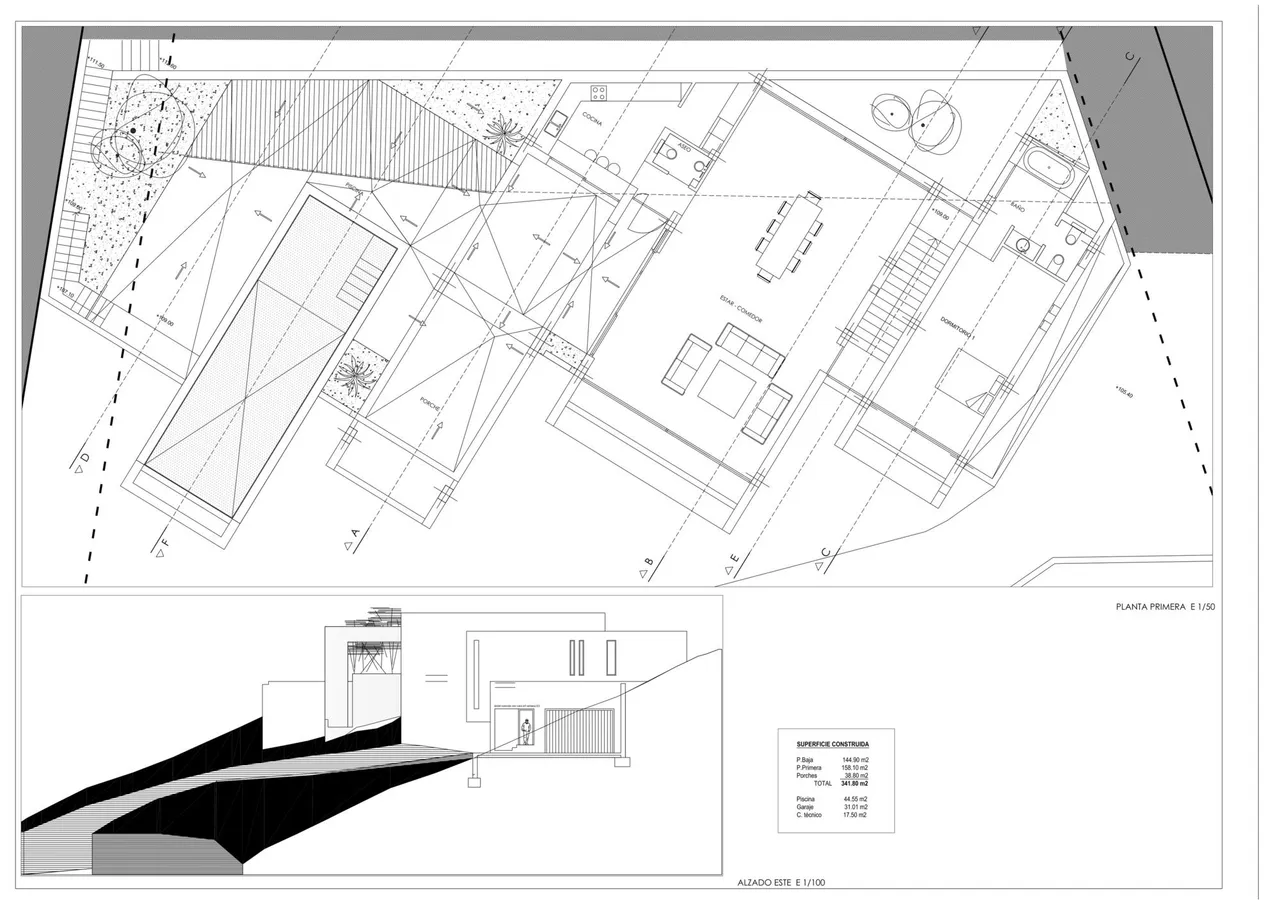 living - 493m² house / villa for sale in Santa Eulalia - Floor Plan - 1
