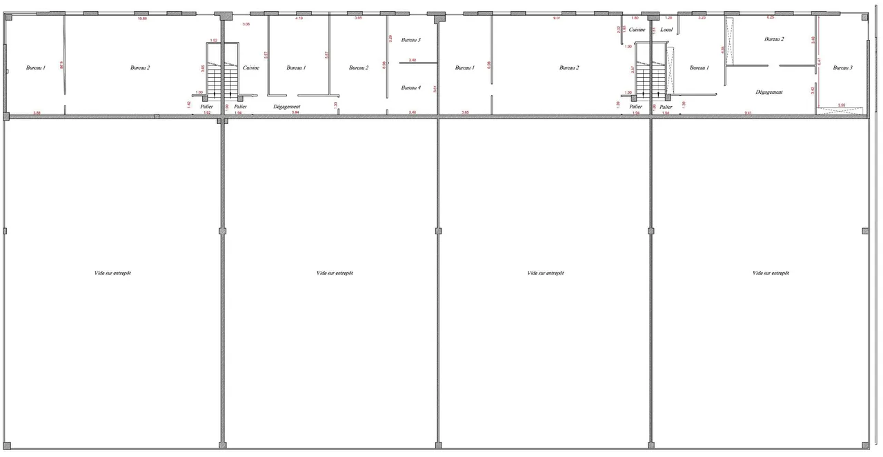 logistics - Activity Facility For Rent - Verdiepingsplan - 2