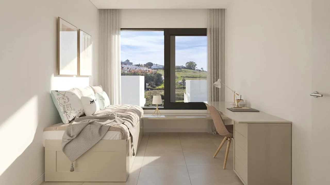 living - Contemporary semi-detached villas for sale in New Golden Mile of Estepona - gallery - 10