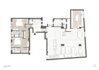 living - Corso Vercelli - Living - Dils - Plan d'étage thumbnail - 1