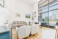 living - Piso de 97m² con 20m² terraza en venta en Diagonal Mar - gallery thumbnail - 3