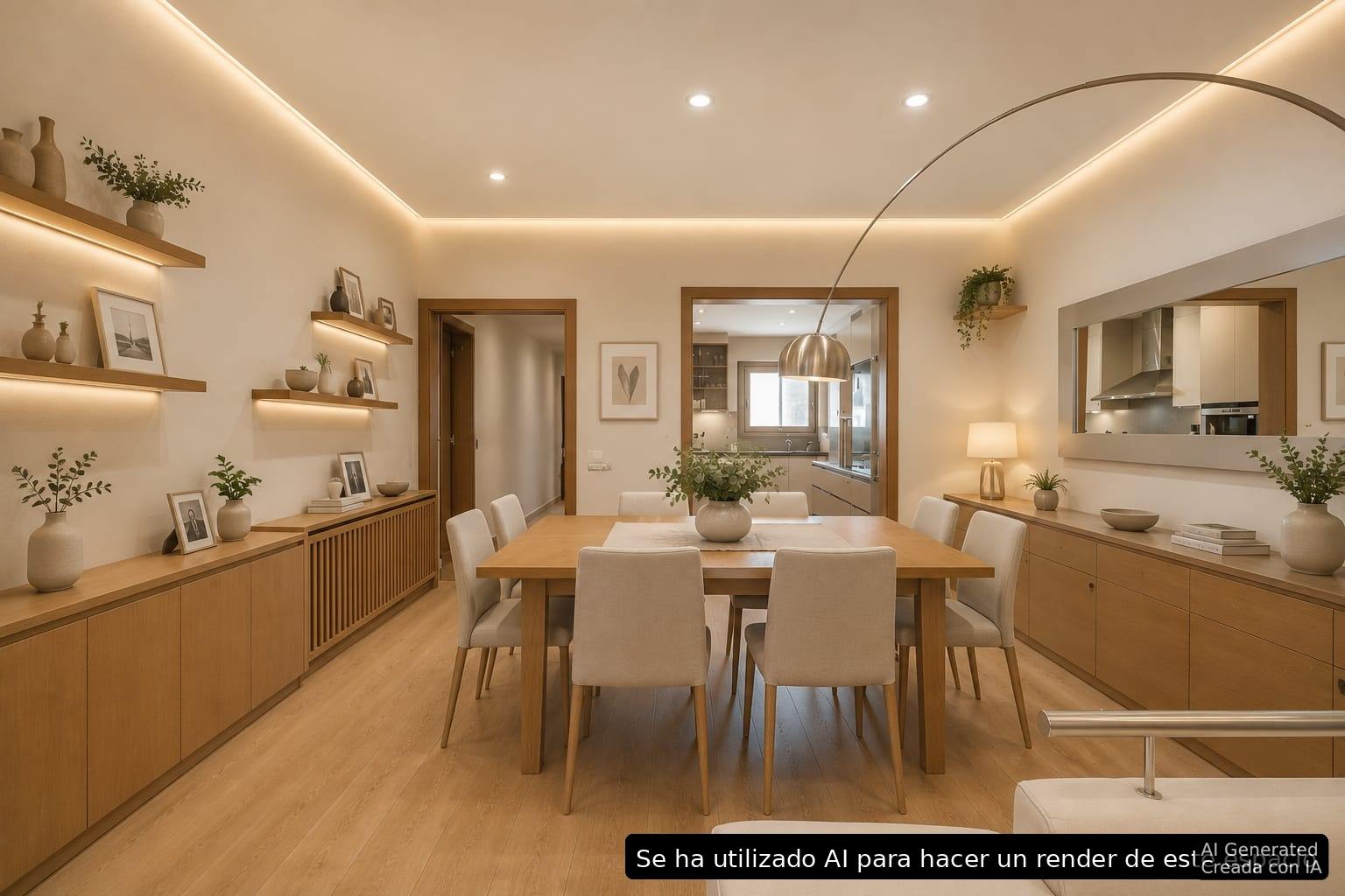 living - 164m² apartment with 16m² terrace for sale in Sant Gervasi - Galvany - gallery thumbnail - 4