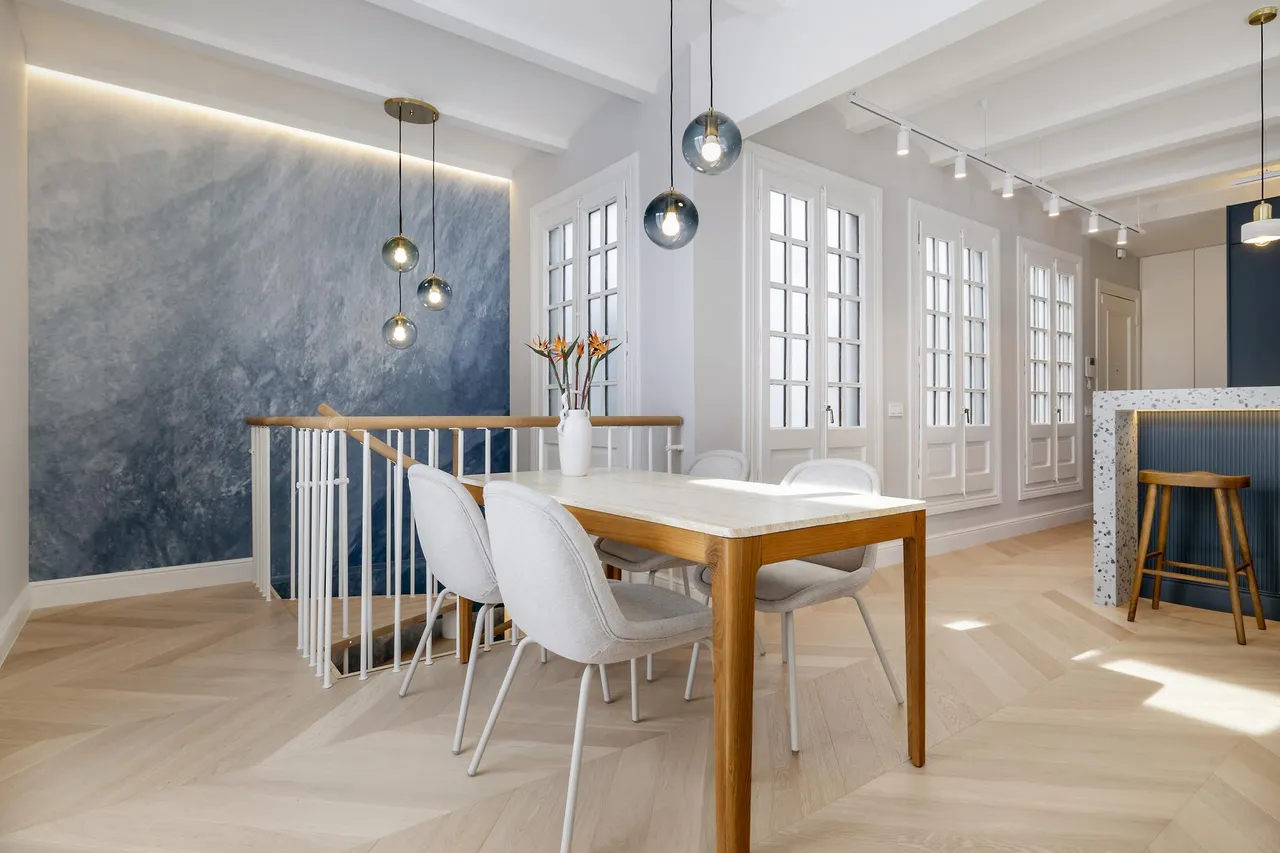 living - Ático de 133m² con 40m² terraza en venta en Eixample Derecho - gallery - 8