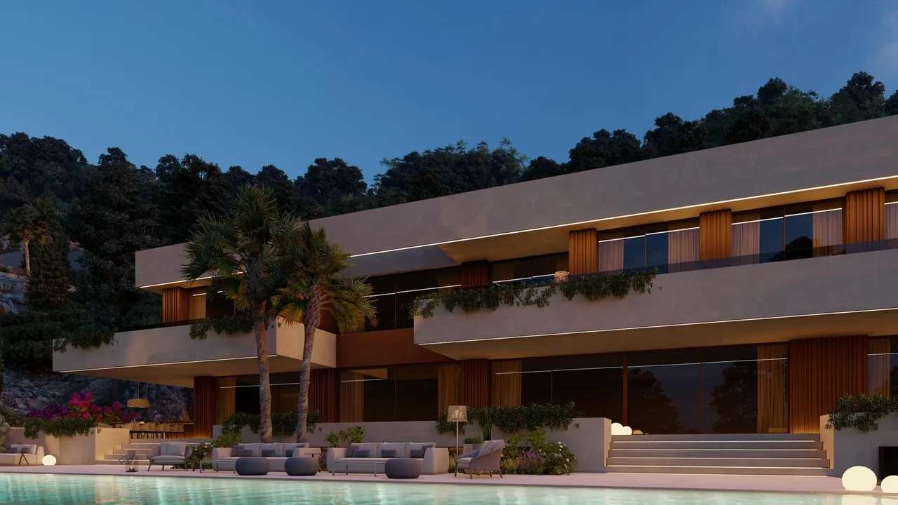 living - 553m² plot with 426m² terrace for sale in Son Vida - gallery - 4