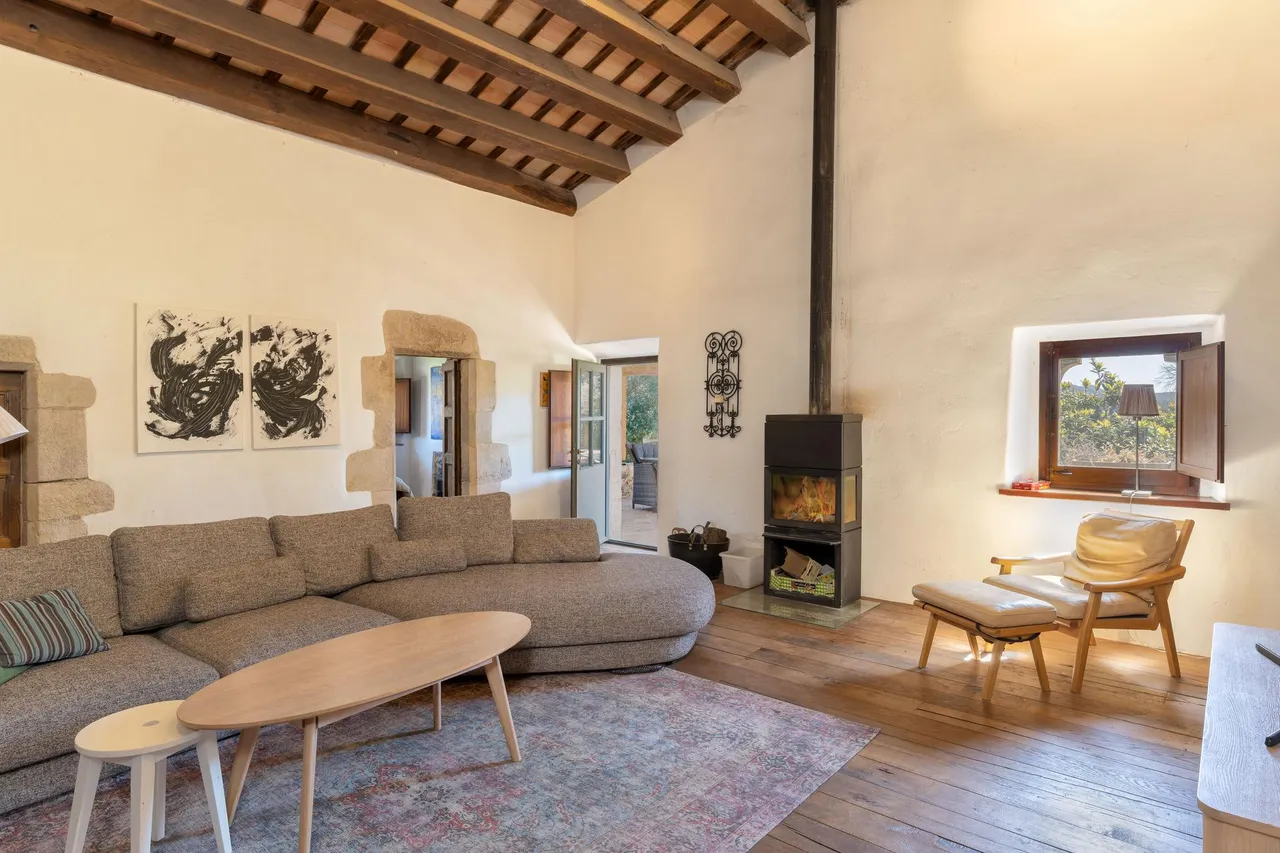 living - Casa rural de 681m² en venta en La Garrotxa, Girona - gallery - 9
