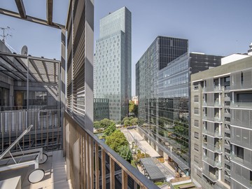 living - 74m² penthouse with 40m² terrace for sale in Poblenou - featured