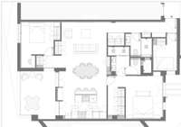 living - Piso de 134m² en venta en Lista, Madrid - Plano del piso thumbnail - 1
