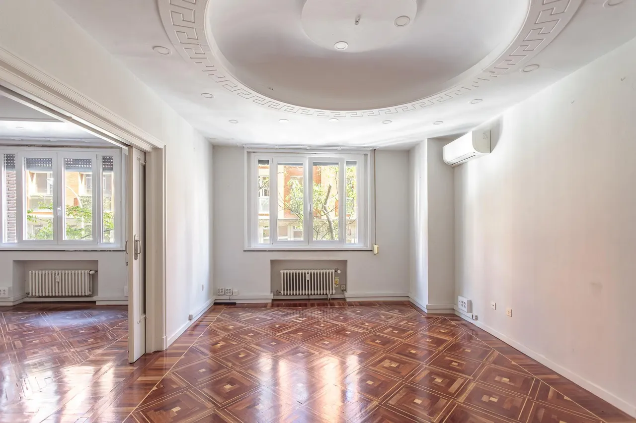 living - 211m² apartment for rent in Castellana, Madrid - gallery - 2