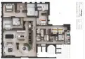 living - Piso de 339m² en venta en El Viso, Madrid - Plano del piso thumbnail - 1
