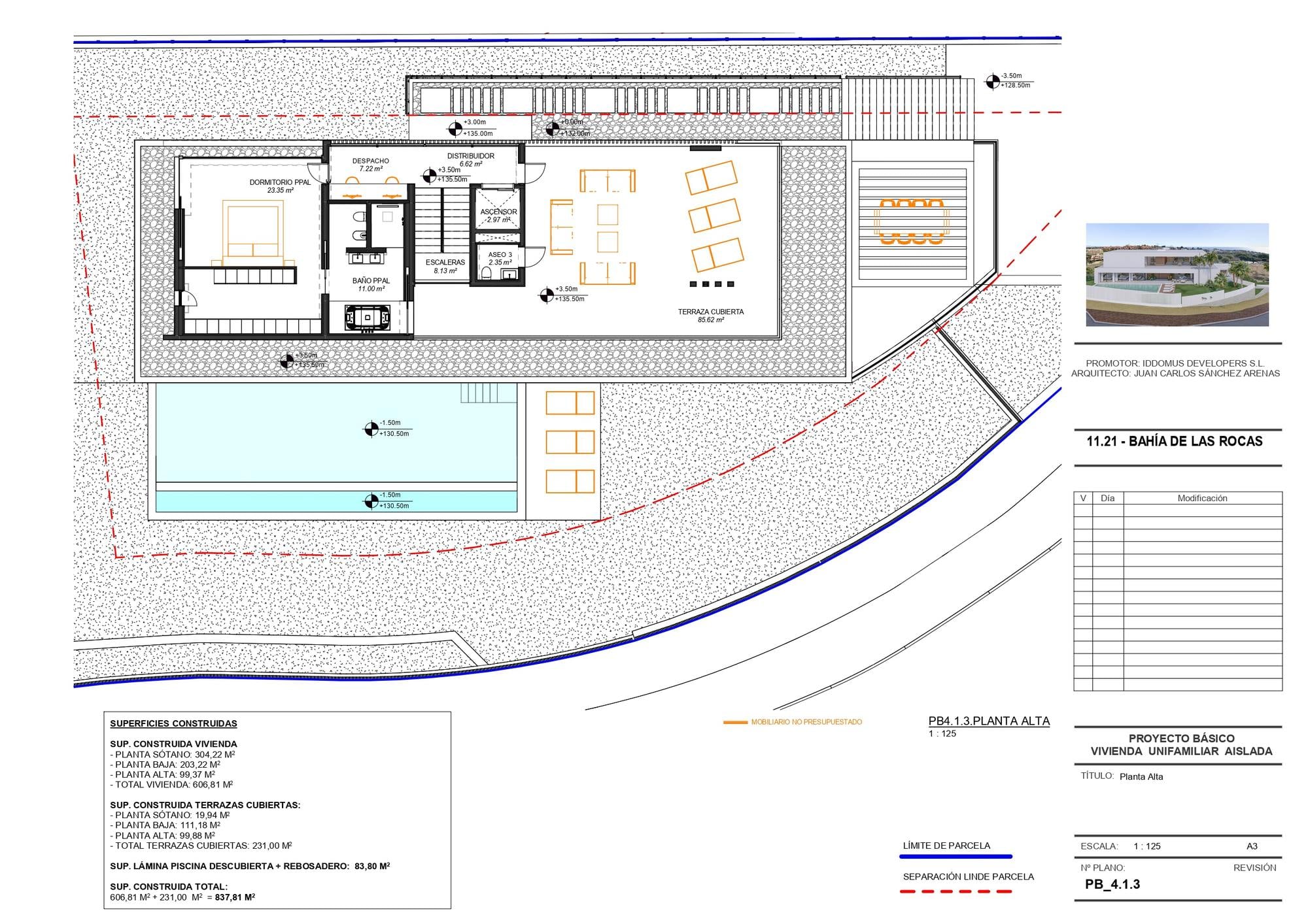 living - 838m² house / villa with 231m² terrace for sale in Casares - Floor Plan thumbnail - 2