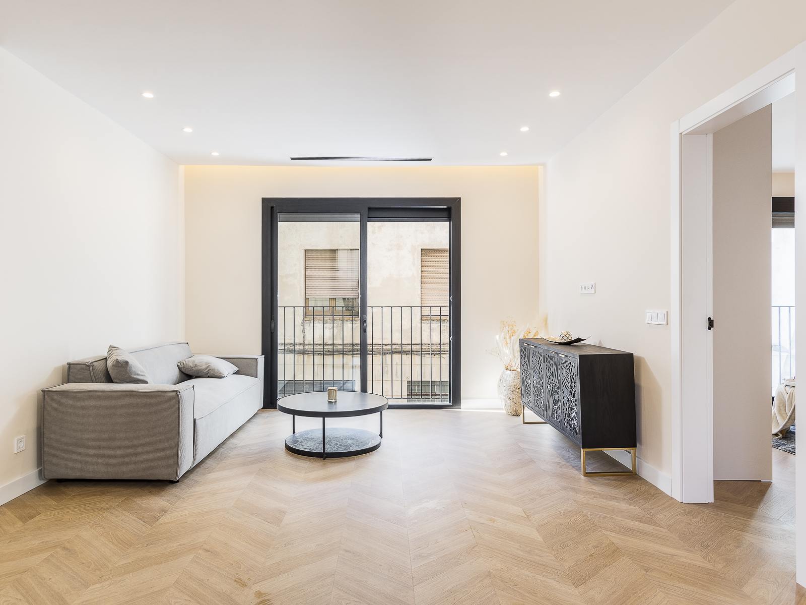 living - Piso de 80m² con 25m² terraza en venta en Sants-Badal - gallery - 3