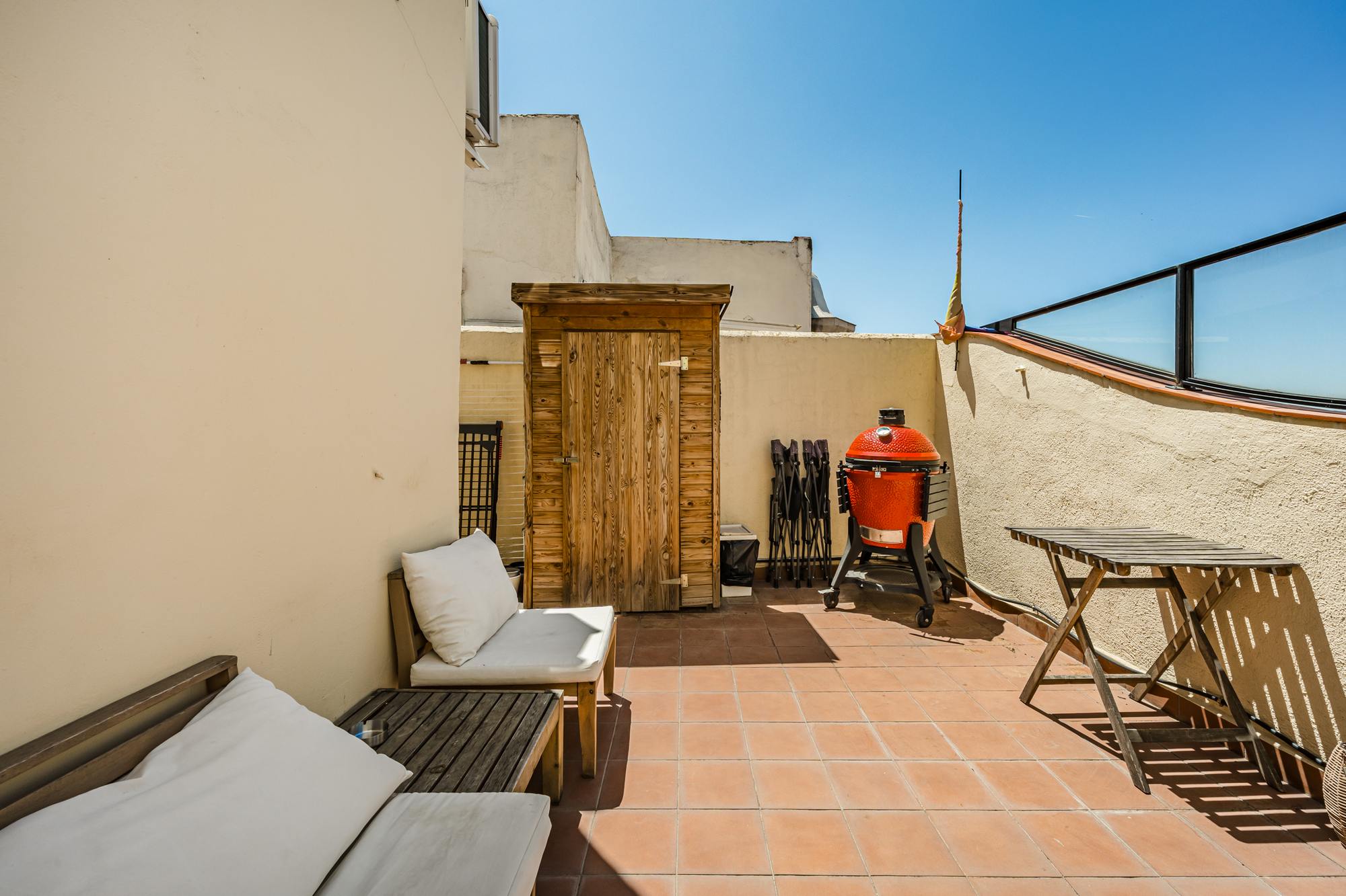 living - 56m² penthouse with 16m² terrace for sale in Malasaña - gallery - 7