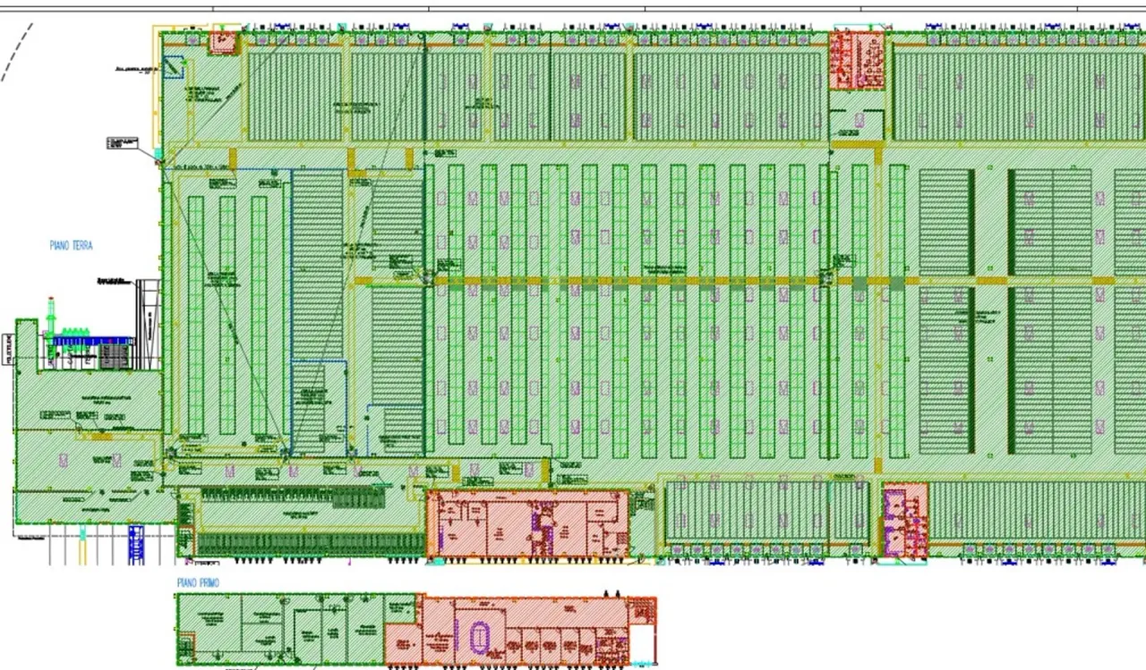 logistics - East Alessandria - Logistics - Dils - Plan d'étage - 1