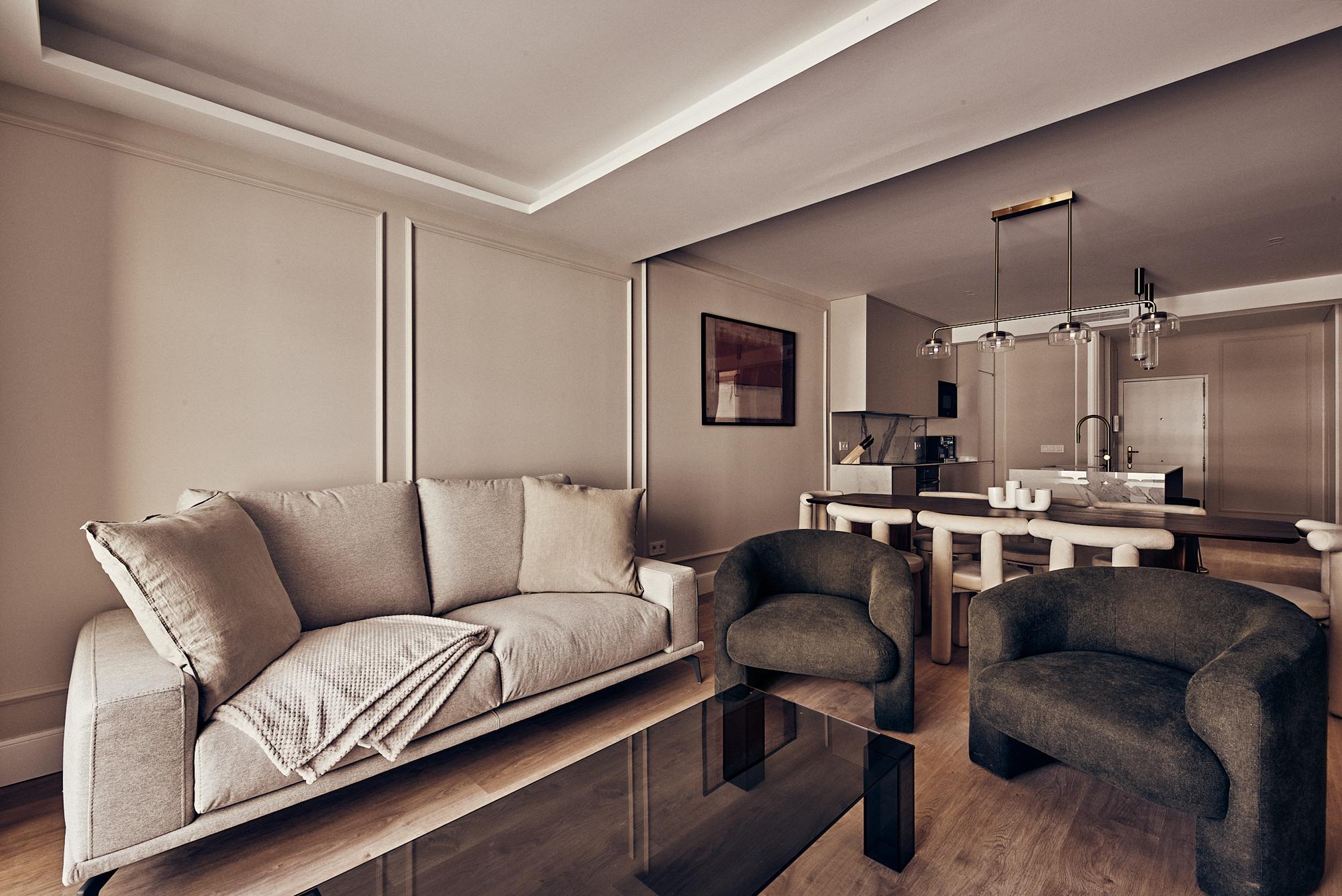 living - 184m² apartment for sale in Trafalgar, Madrid - gallery - 2
