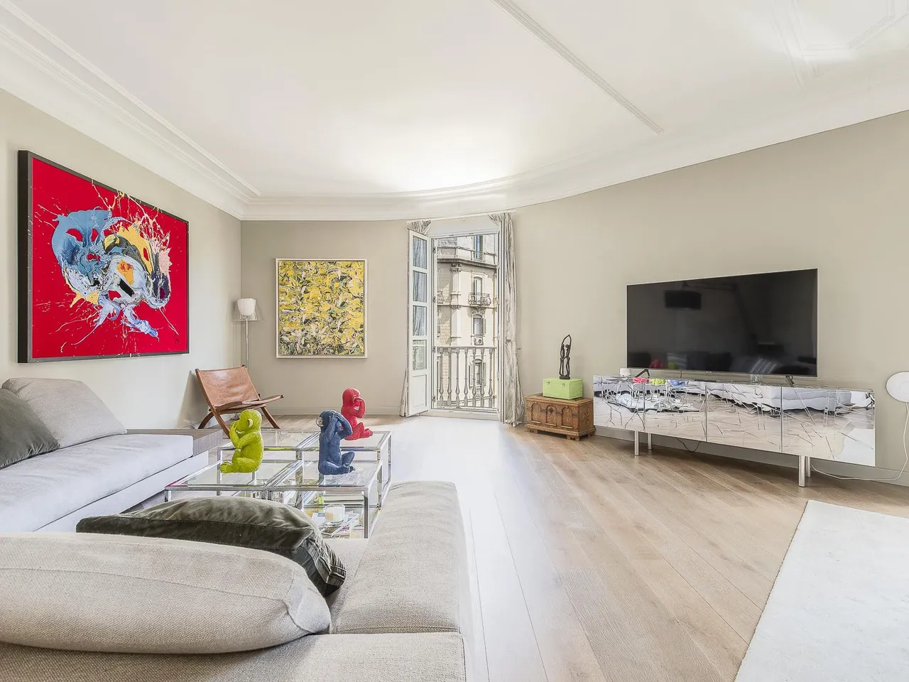 living - Piso de 209m² en venta en Eixample Derecho, Barcelona - gallery - 5