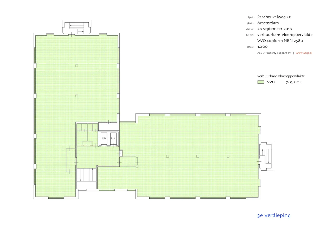 office - Paasheuvelweg 20 - Office - Dils - Plan d'étage - 4