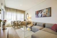 living - 60m² apartment for rent in Sanchinarro, Madrid - gallery thumbnail - 7