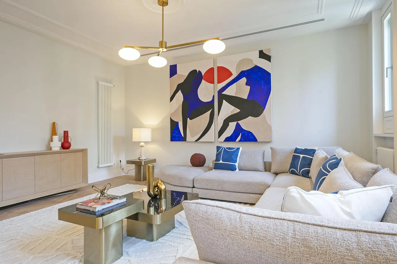 living - Ático de 178m² con 42m² terraza en venta en Eixample Derecho - gallery - 3