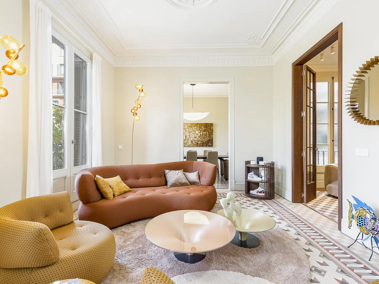 living - Piso de 189m² con 7m² terraza en venta en Eixample Derecho - gallery - 3