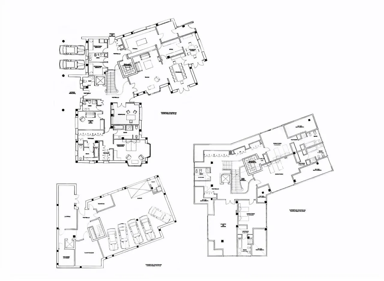 living - 1,035m² house / villa for sale in Conde de Orgaz and Piovera - Floor Plan - 1