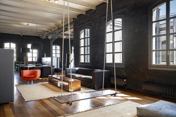 living - Piso de 251m² con 13m² terraza en alquiler en Gótico - featured