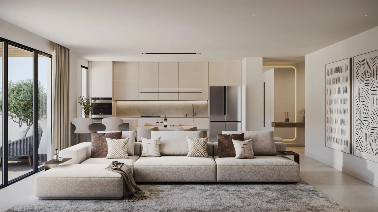 living - Higueron Oasis Apartments, Mijas, Costa del Sol - gallery - 4