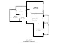 living - Piso de 500m² en alquiler en Palma de Mallorca - Plano del piso thumbnail - 1