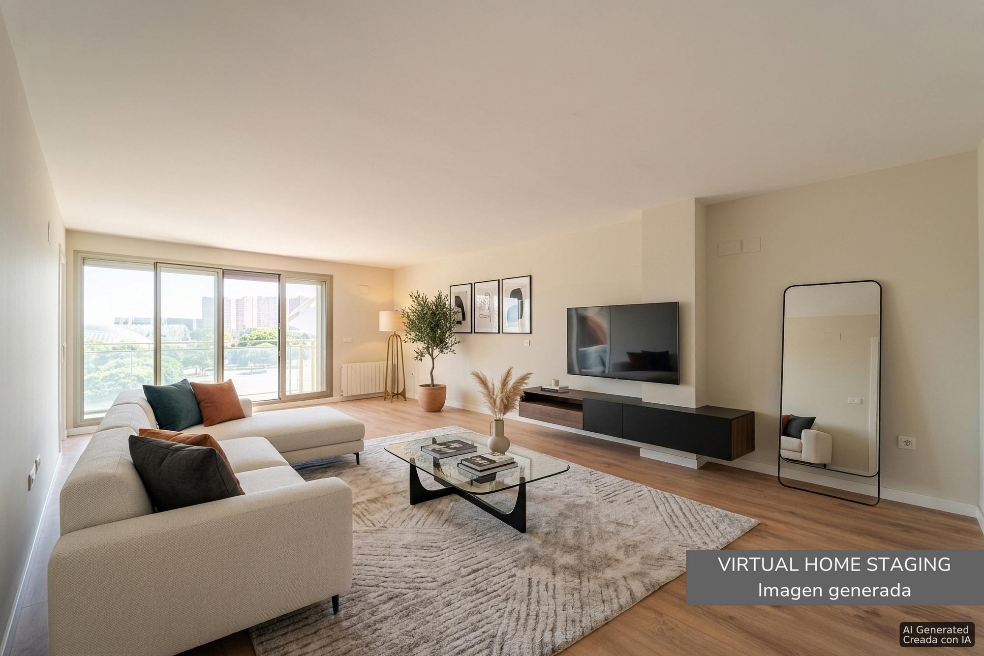 living - Piso de 175m² en venta en Ciudad de las Ciencias, Valencia - gallery thumbnail - 4