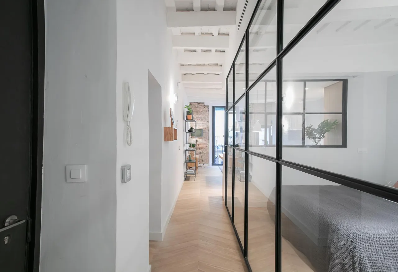 living - Piso de 76m² en alquiler en El Born, Barcelona - gallery - 9