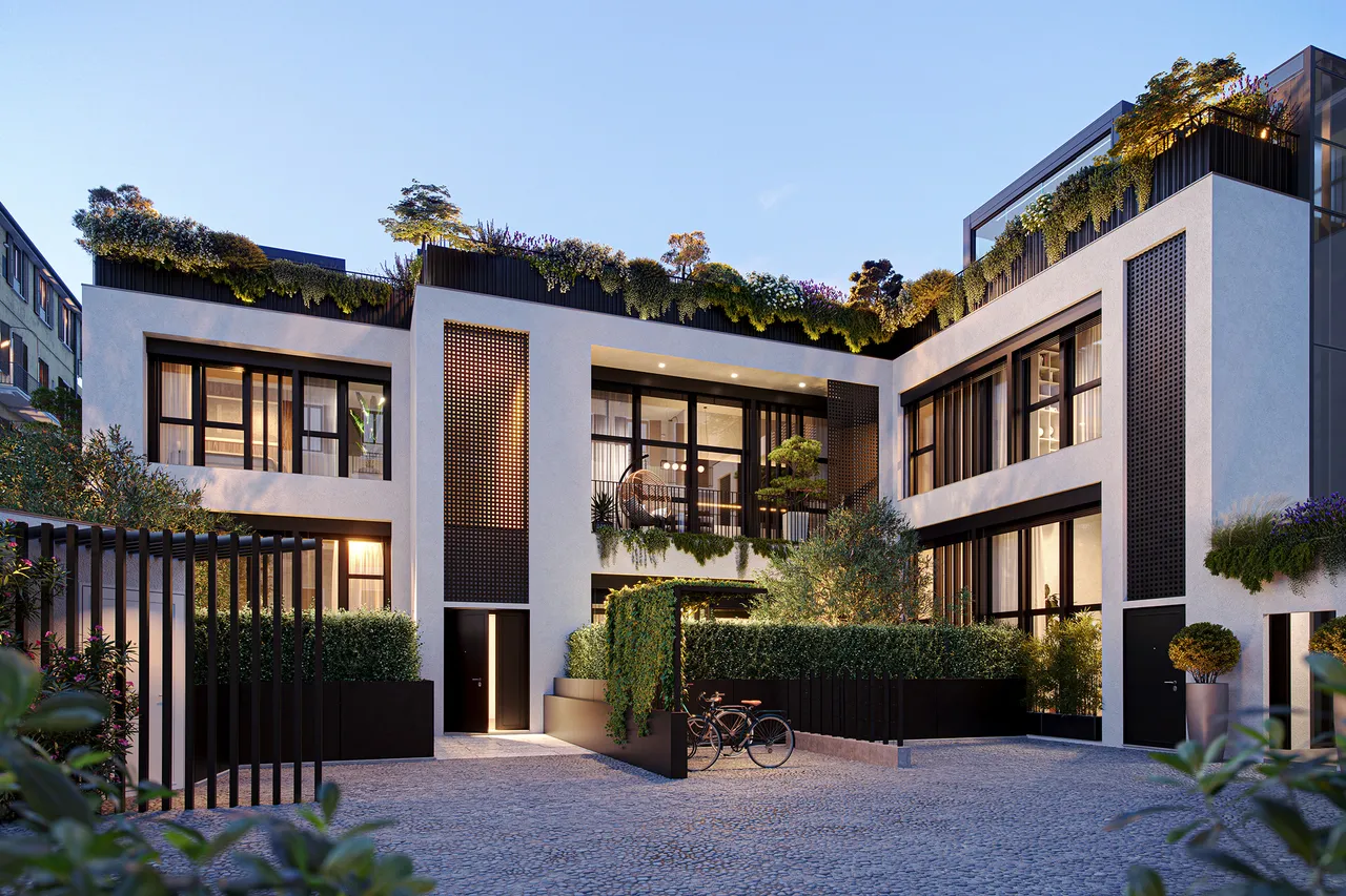 living - G30 Town House - gallery - 5