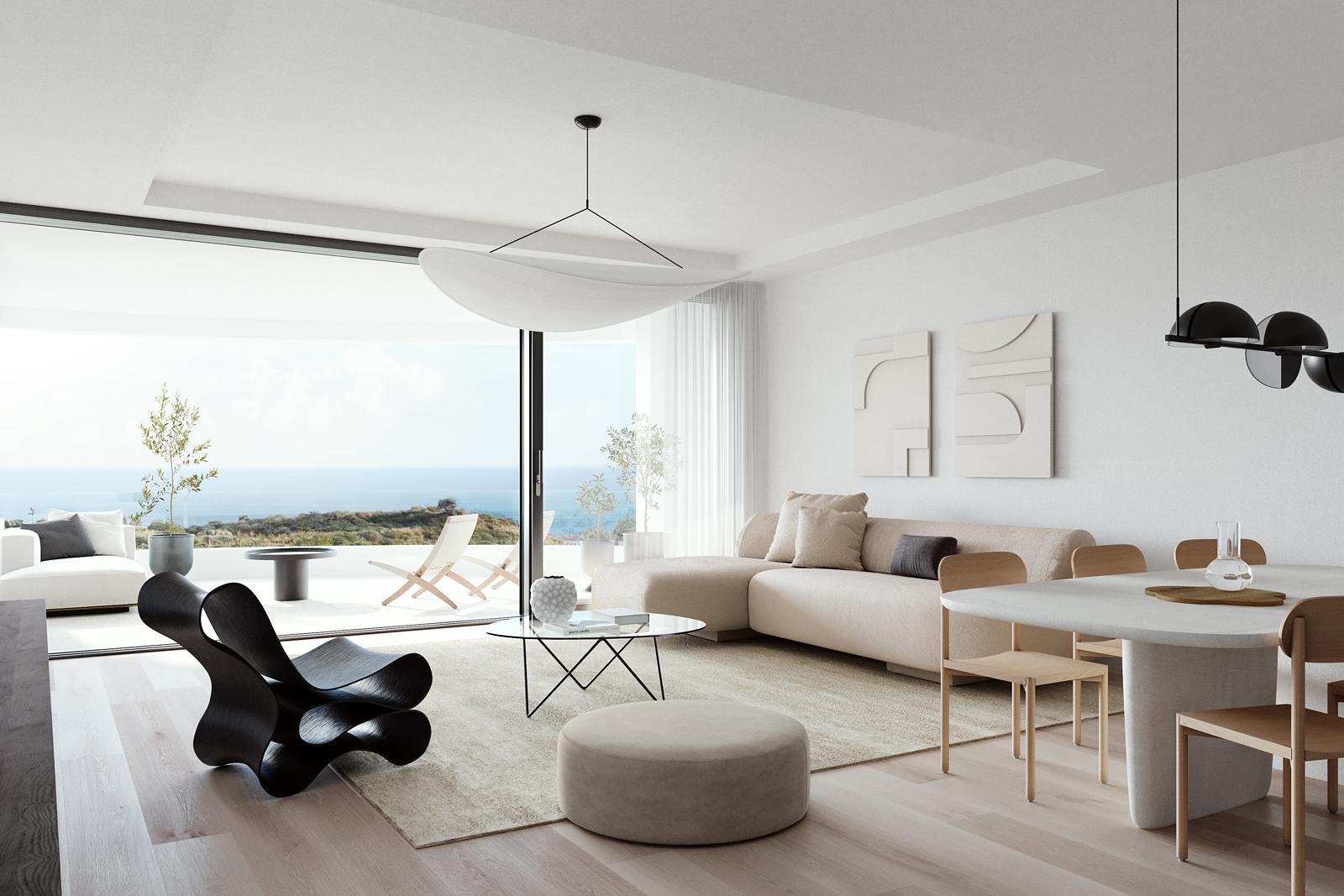 living - AaltoResidences Casas / Villas, malaga-oeste, Costa del Sol - gallery - 6
