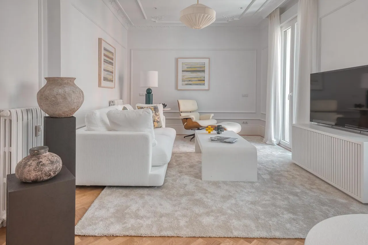 living - 192m² apartment for sale in Castellana, Madrid - gallery - 9