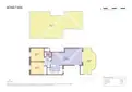 living - Piso de 63m² con 73m² terraza en venta en Les Corts - Plano del piso thumbnail - 1