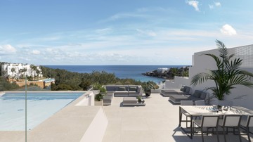 living - OPALO APARTMENTS Pisos, Santa Eulalia, Islas Baleares - featured