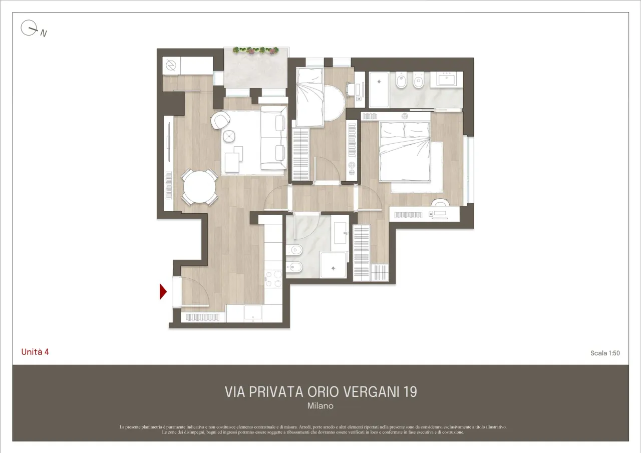 living - Vergani 19 - Living - Dils - Planimetria - 1