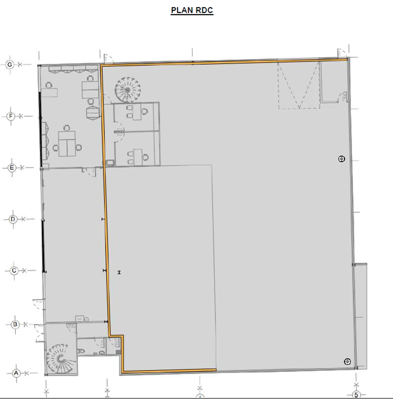 logistics - Warehouse / Offices For Rent - Verdiepingsplan - 1