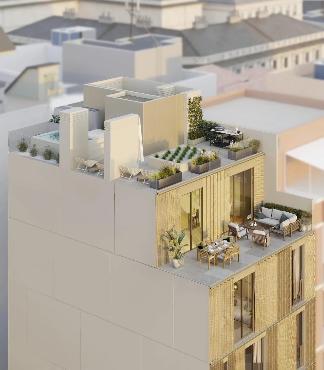 living - Santa Engracia Homes - gallery - 10