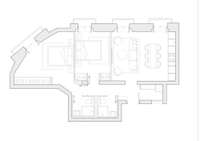 living - Piso de 82m² en venta en Chueca - Justicia, Madrid - Plano del piso thumbnail - 1