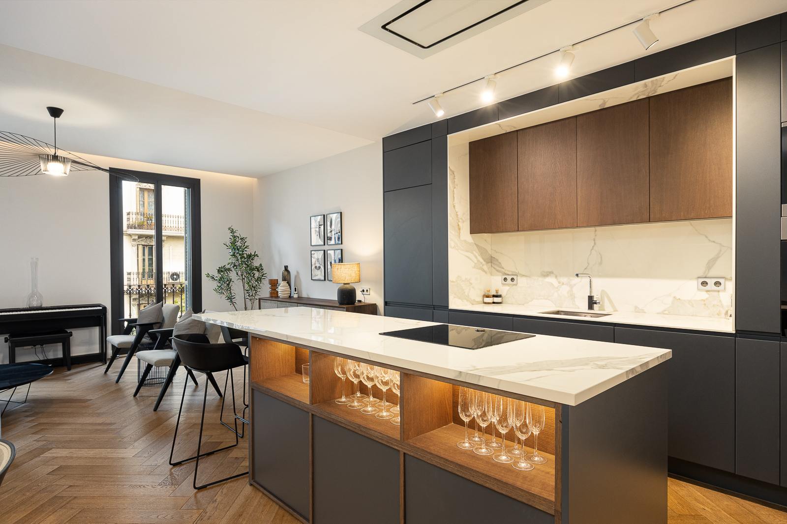 living - 147m² apartment with 6m² terrace for sale in Eixample Left - gallery - 5
