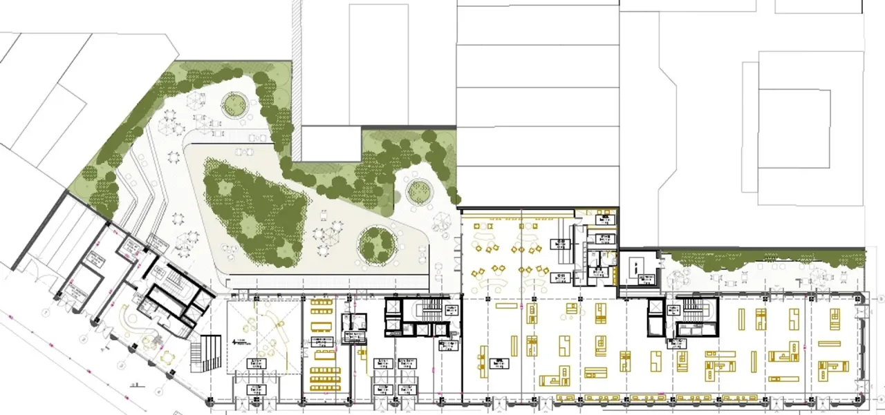 office - Stairway - Office - Dils - Plan d'étage - 2
