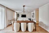 living - 152m² apartment with 17m² terrace for sale in Lista, Madrid - gallery thumbnail - 8