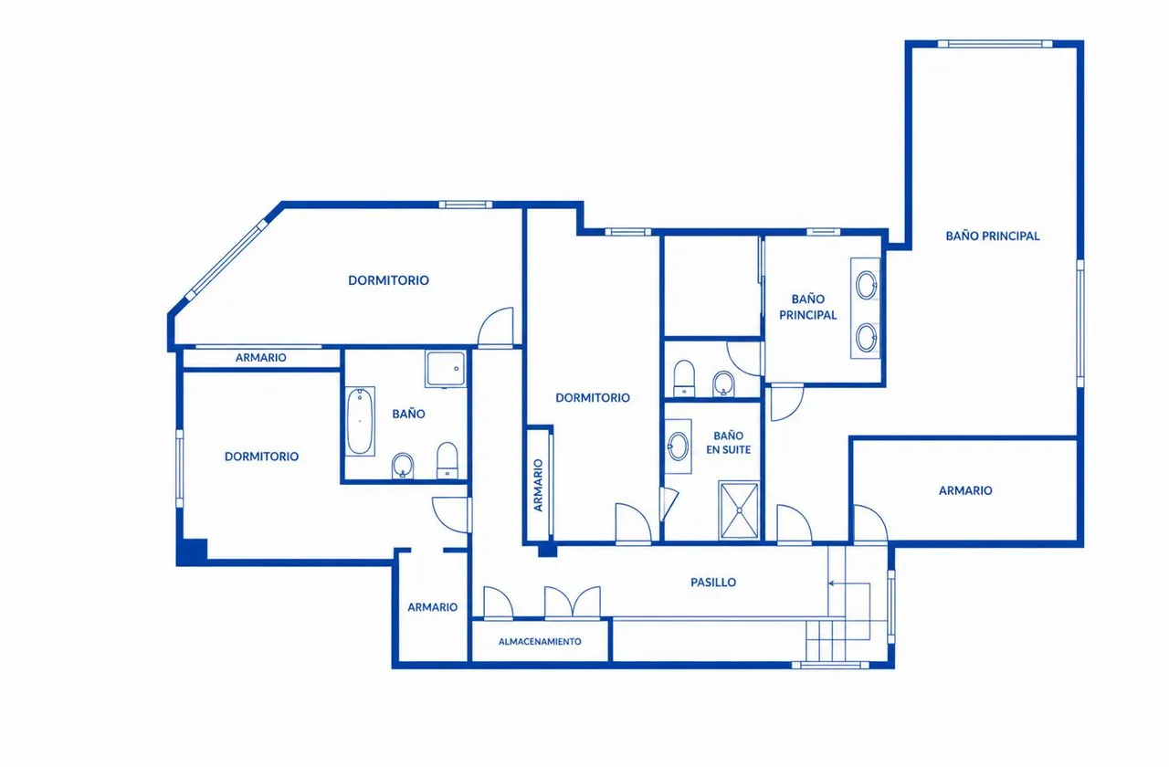 living - Casa / villa de 1,203m² en venta en La Moraleja Urbanización - Plano del piso - 3