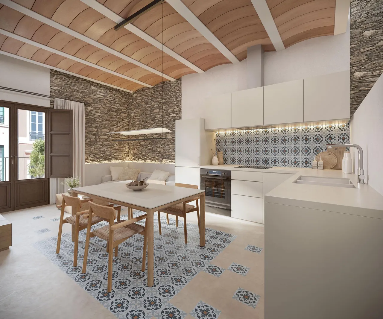 living - Casa / villa de 123m² con 11m² terraza en venta en Barri Vell - gallery - 2