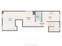 living - Piso de 89m² con 12m² terraza en venta en Sitges Town - Plano del piso thumbnail - 2